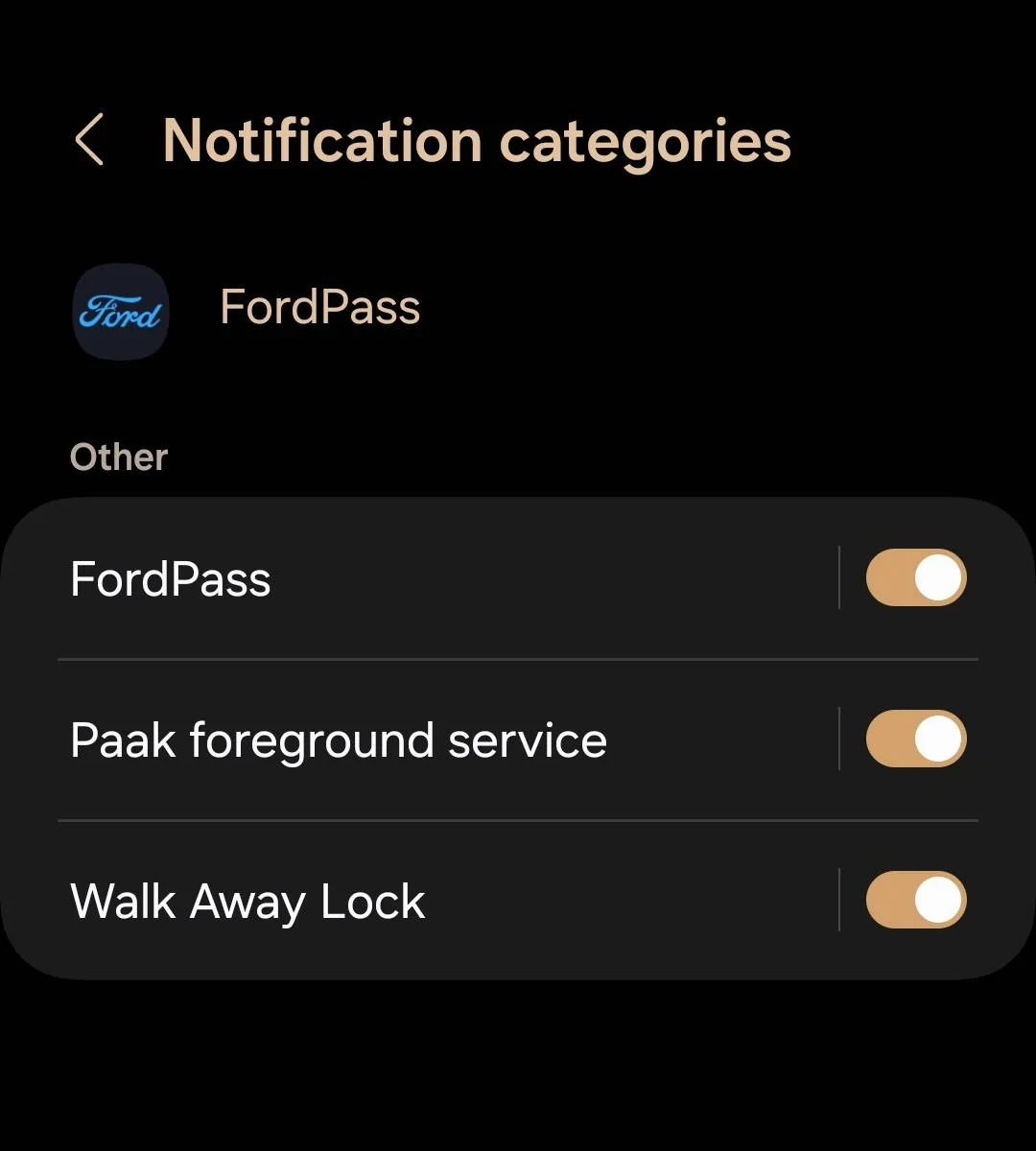 Ford Mustang Mach-E Anyway to turn off this notification Screenshot_20240516_210046_Settings