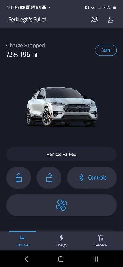 Ford Mustang Mach-E 'Charge to 100%' missing on new Fordpass, slider is poor replacement Screenshot_20240521_100629_FordPass