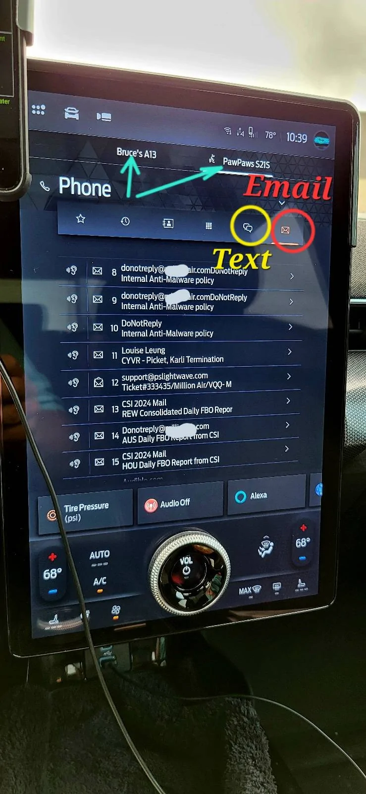 Ford Mustang Mach-E Sync No Longer Reads Messages 20240524_124649