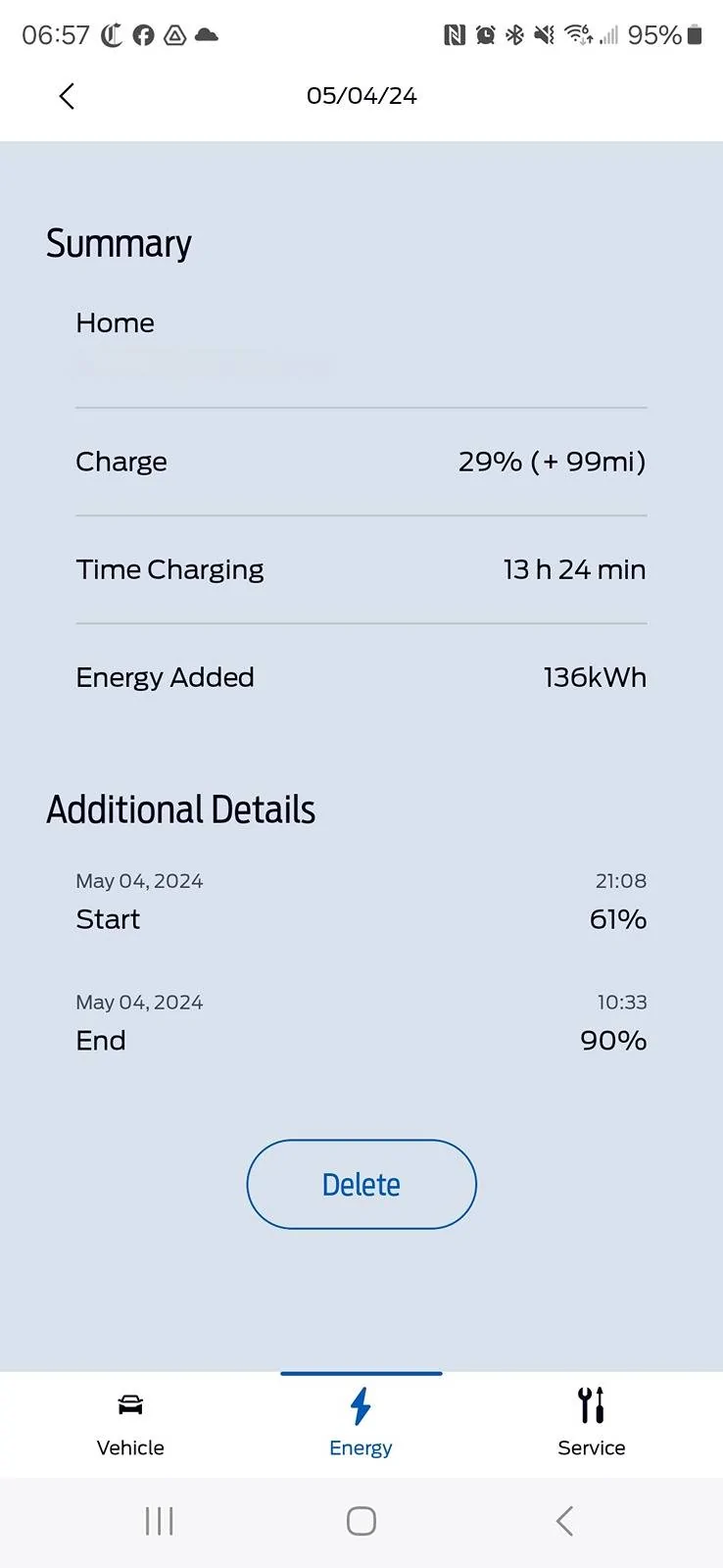 Ford Mustang Mach-E Charge History nonsense 1000040780