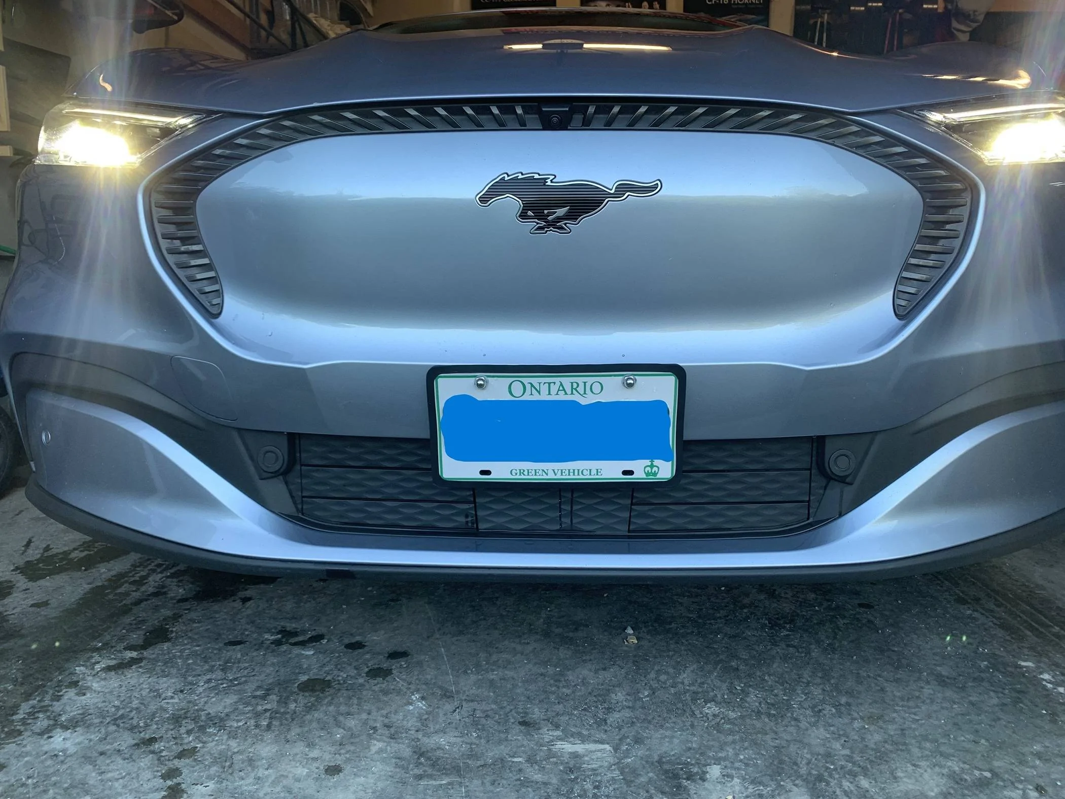 Ford Mustang Mach-E Front license plate holder image_50422529