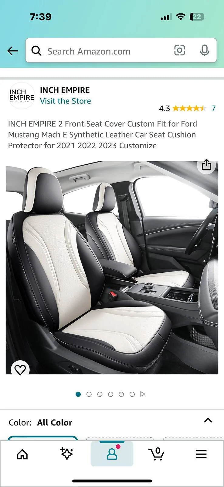 Ford Mustang Mach-E Seat cover started to peel off, Ford denies warranty IMG_3533