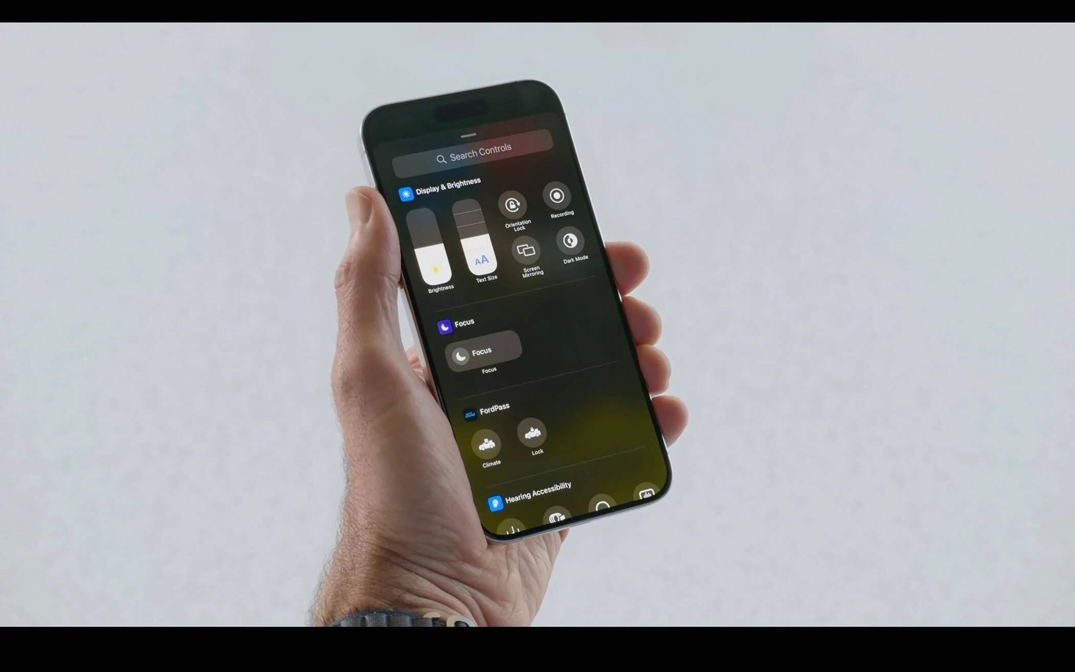 Ford Mustang Mach-E iOS 18 Preview Featured Mach-E in Control Center Screenshot 2024-06-10 at 12.25.29 PM