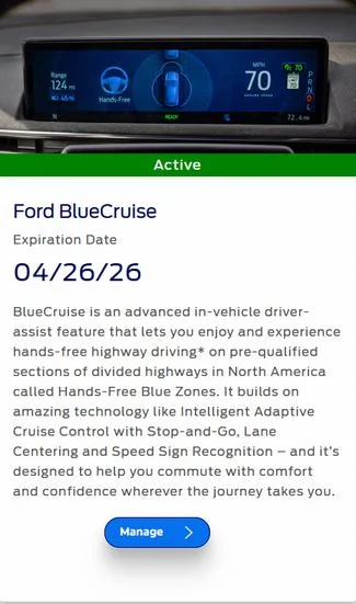Ford Mustang Mach-E I Got Another FREE 12 Months of Bluecruise!! Blue Cruis