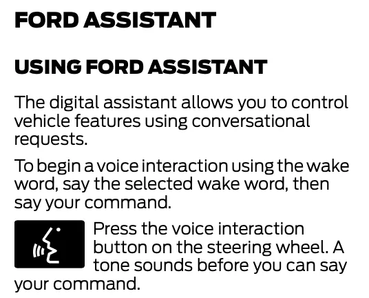Ford Mustang Mach-E Did you know... voice command shortcuts: quick vs. long push of talk button Screenshot 2024-06-12 at 5.08.09 PM