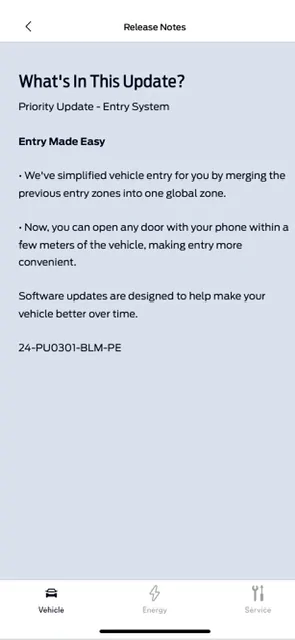 Ford Mustang Mach-E What do notifications for OTA updates look like in the new FordPass app? IMG_0628