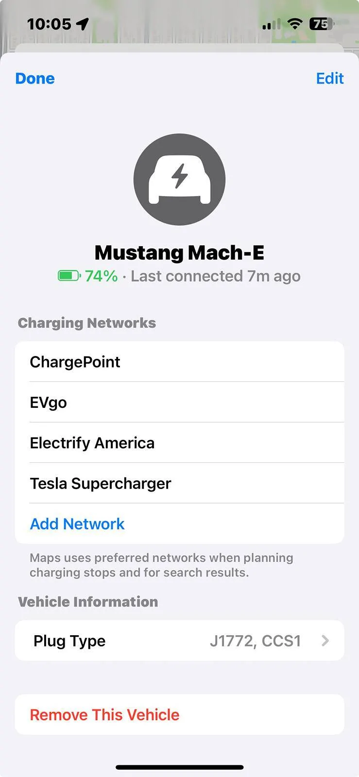 Ford Mustang Mach-E Tesla chicklet not appearing in CarPlay 1718550368730-3