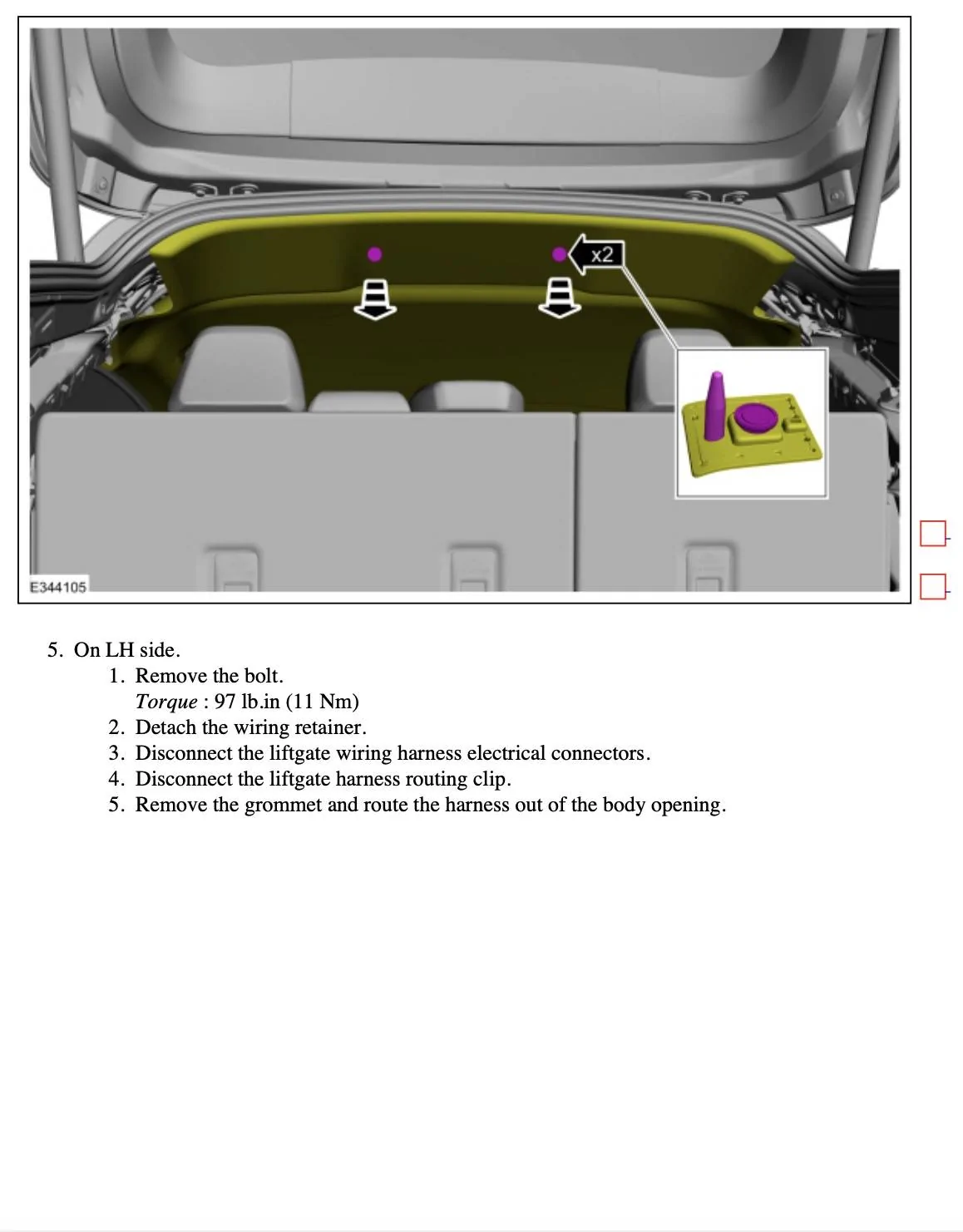 Ford Mustang Mach-E Liftgate Removal Screenshot 2024-06-20 at 7.00.21 PM