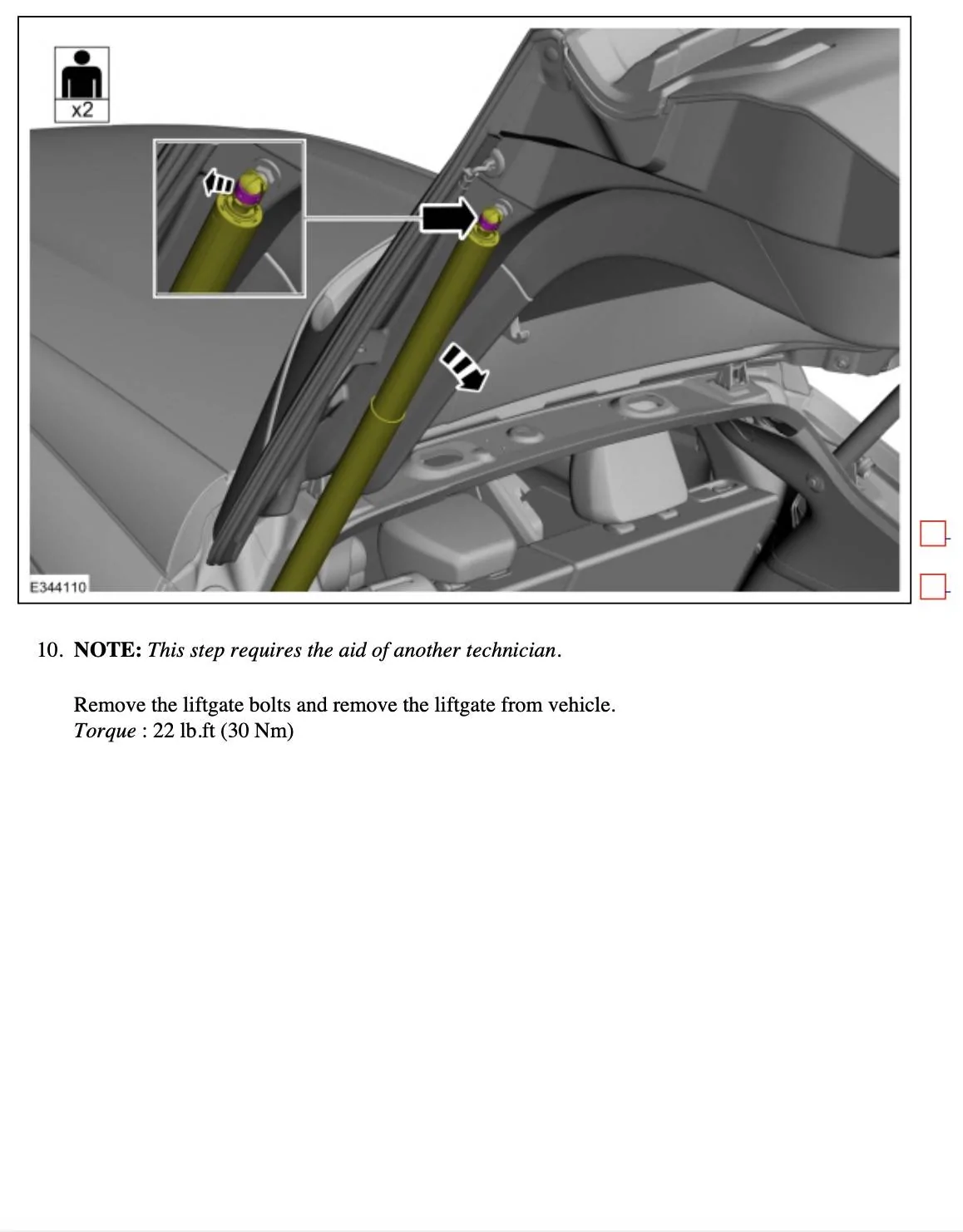 Ford Mustang Mach-E Liftgate Removal Screenshot 2024-06-20 at 7.01.24 PM