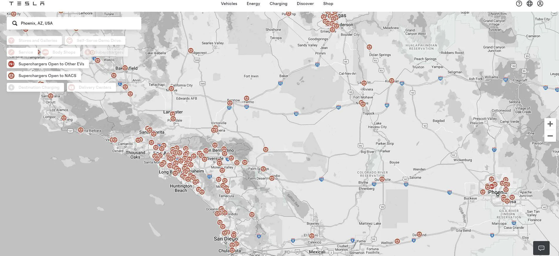 Ford Mustang Mach-E Best app to find Tesla Supercharging stations? phoenix