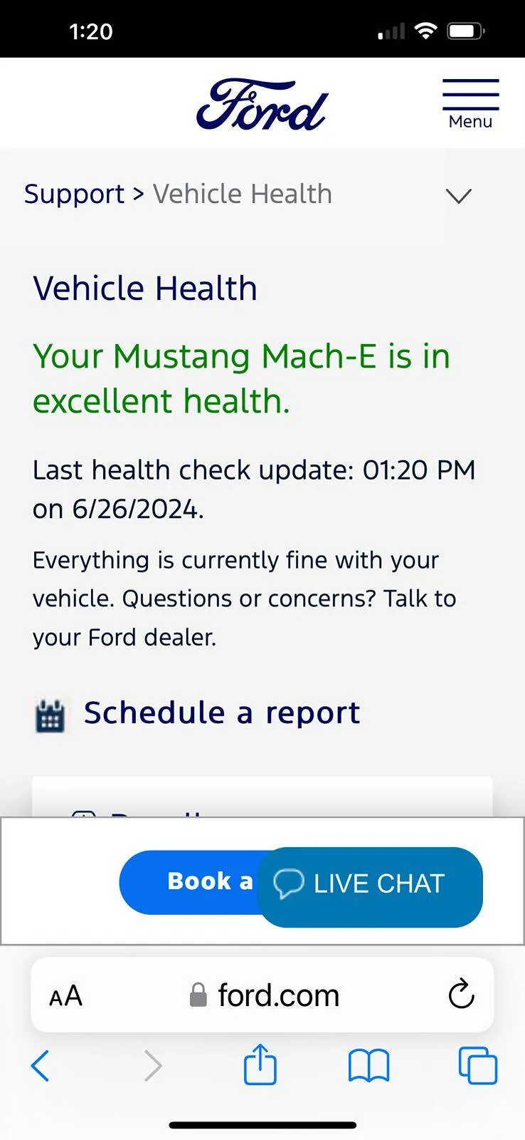 Ford Mustang Mach-E FordPass app not updating 1719422662071-nm