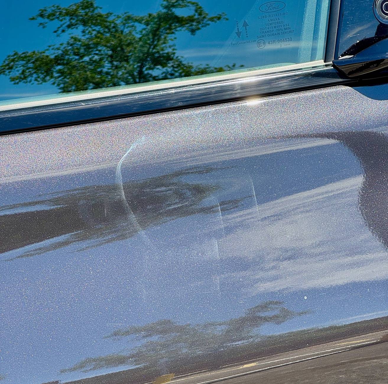 Ford Mustang Mach-E Paint issues on the driver side door IMG_1170 (1)