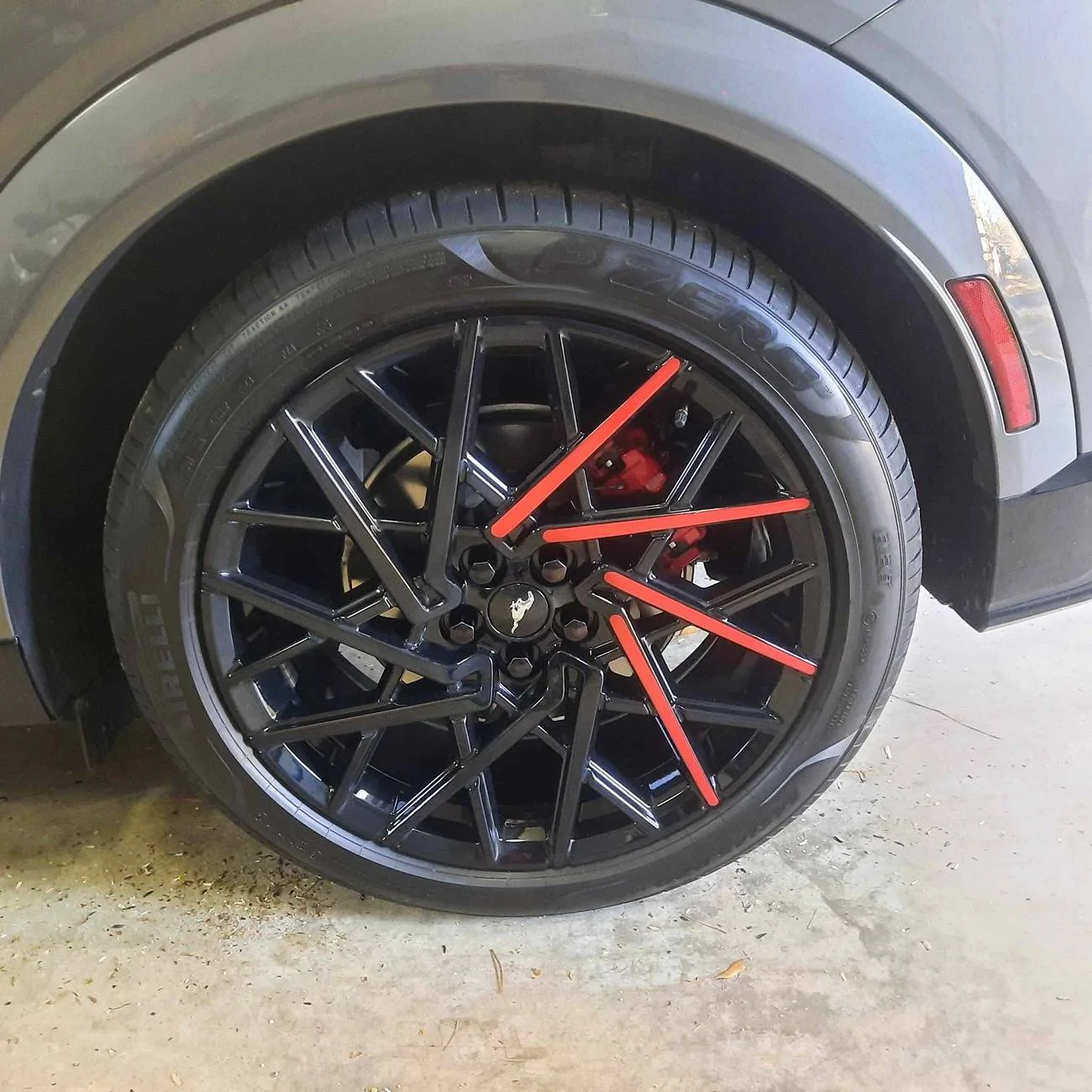 Ford Mustang Mach-E OEM Nite Pony Mach-E GT PE wheels in gloss black available from Ford Performance Accessories 423147591_403390855713265_7132598463394231363_n (1)