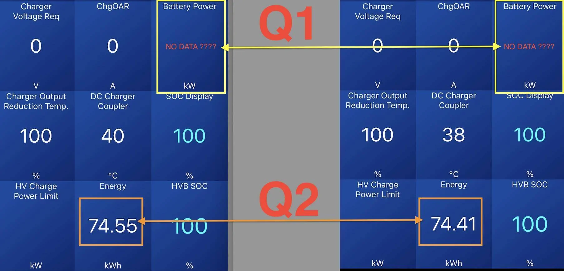 Ford Mustang Mach-E the capacity of the battery ????  / OBD2 signal from the car ????? Screenshot 2024-07-16 at 12.37.30 AM