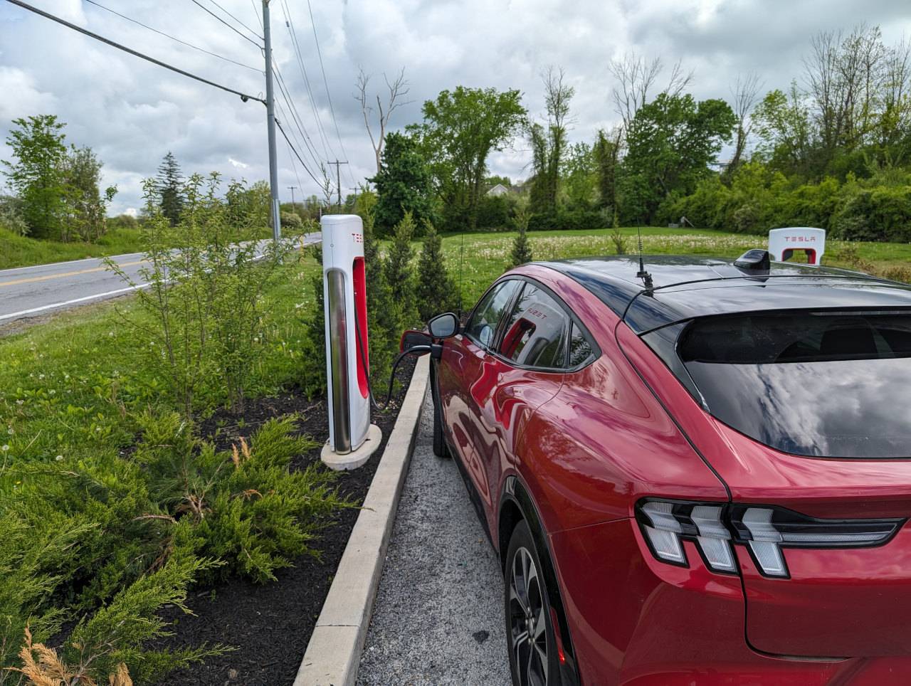 Ford Mustang Mach-E Tesla super charging stations almost worthless? TeslaBrewsterNY