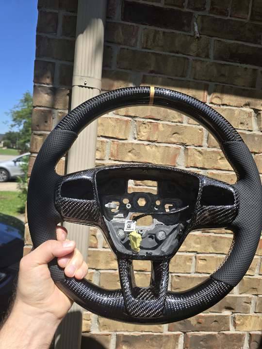 Ford Mustang Mach-E RED FLOCKED steering wheel for Mach-E, by BSKT Design 6d6c2e83-406a-4248-bc4e-25d221df0873