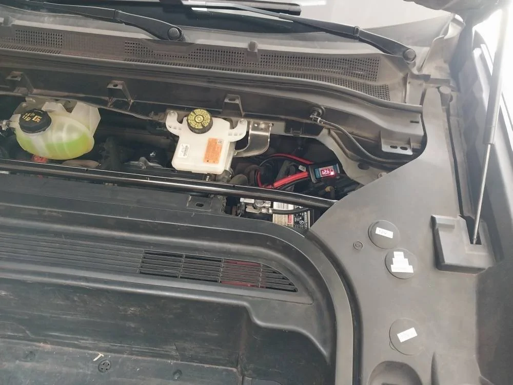 Ford Mustang Mach-E 12 volt status 22 installed and stowed
