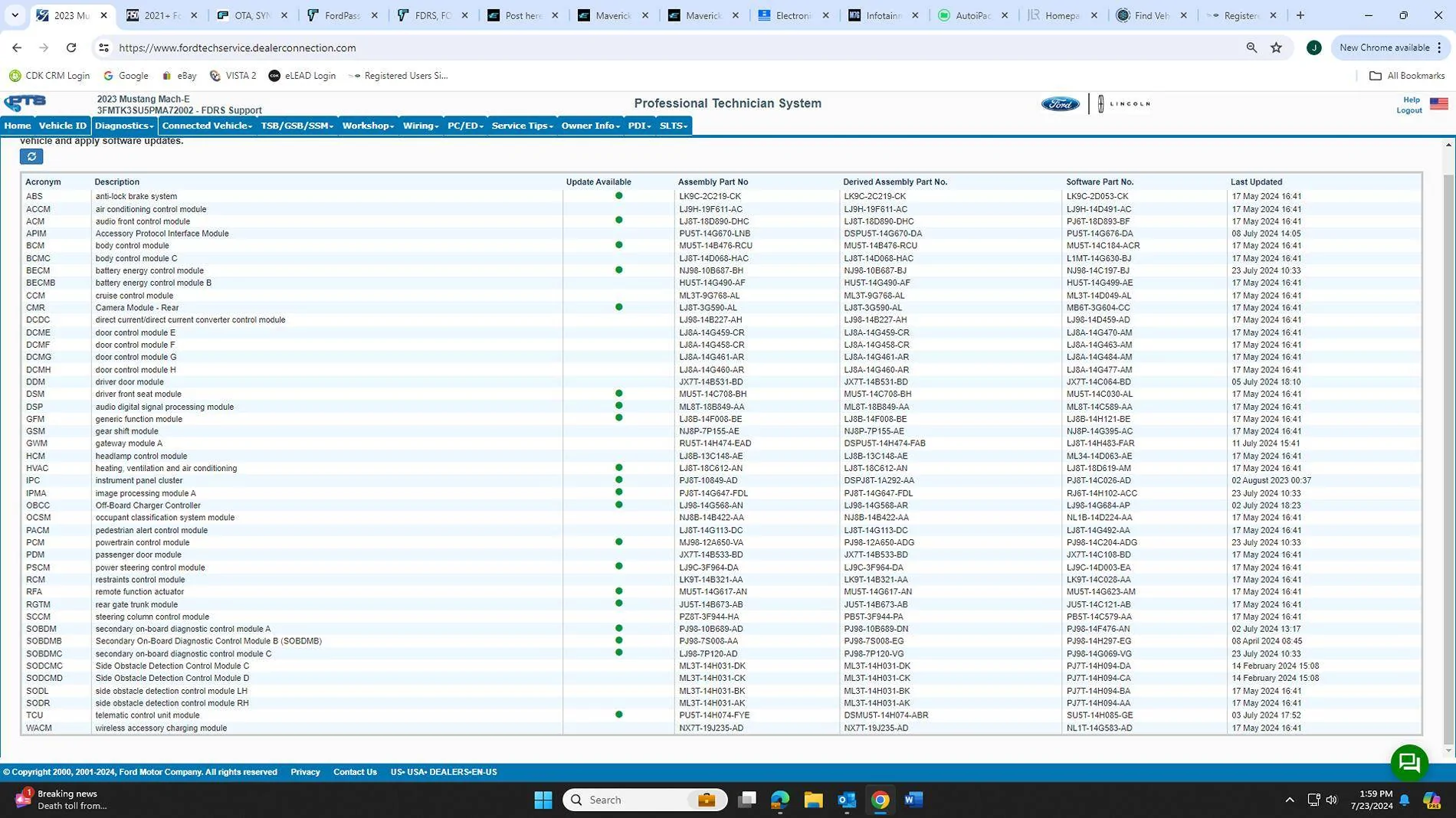 Ford Mustang Mach-E Post here if you have an active FDRS account and are willing to look up info for others 1721757556099-l2