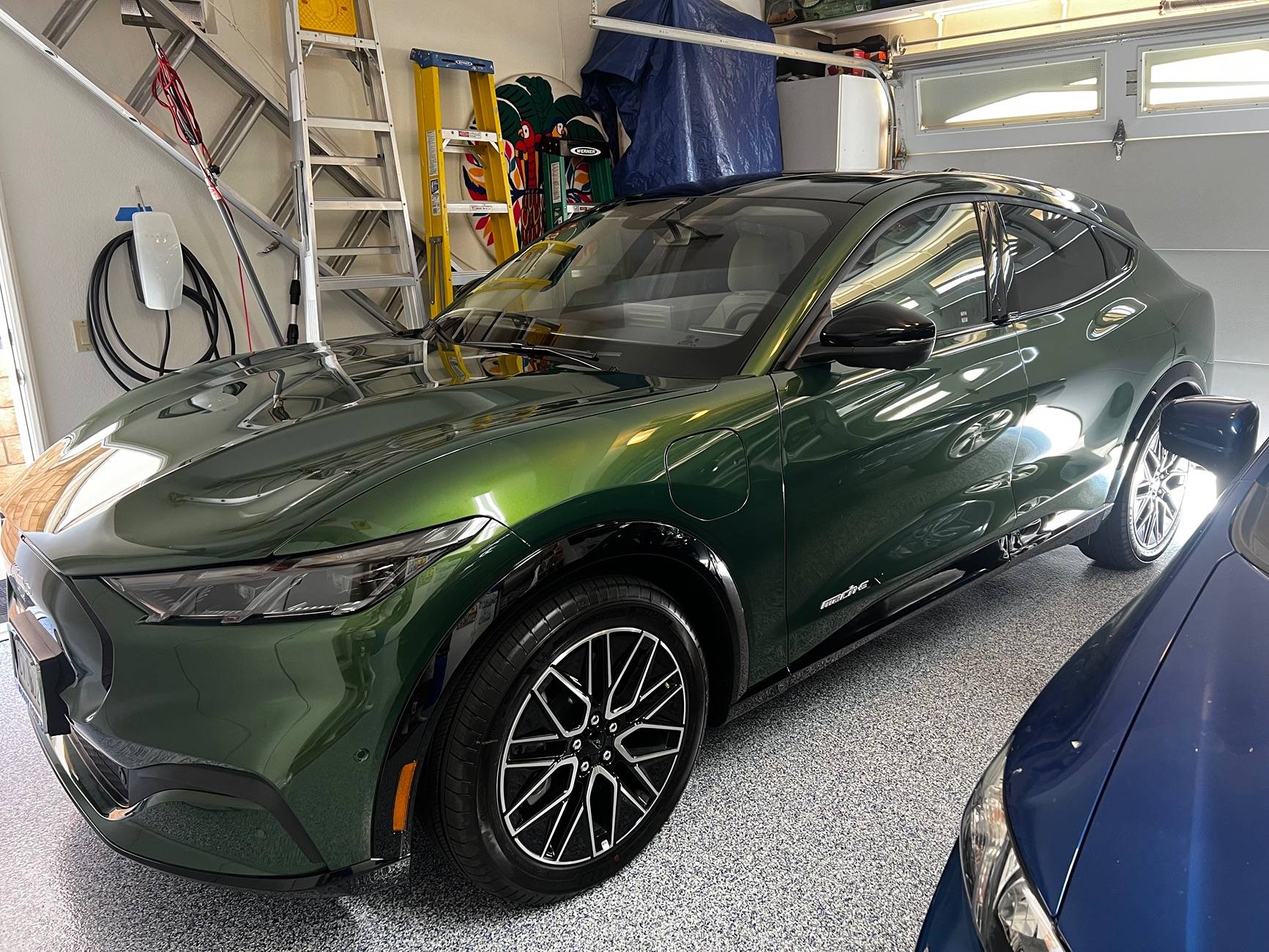 Ford Mustang Mach-E 2024 Mach E Premium Fusion Green - picked up yesterday. Named it the “Hulk”. IMG_0467