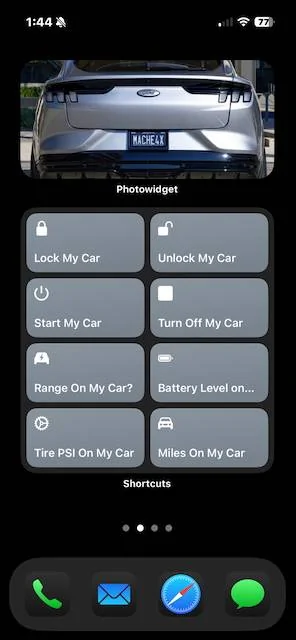 Ford Mustang Mach-E DIY: Start, Lock, or Unlock your car with Siri, Widget, or Shortcut IMG_1347 (2)