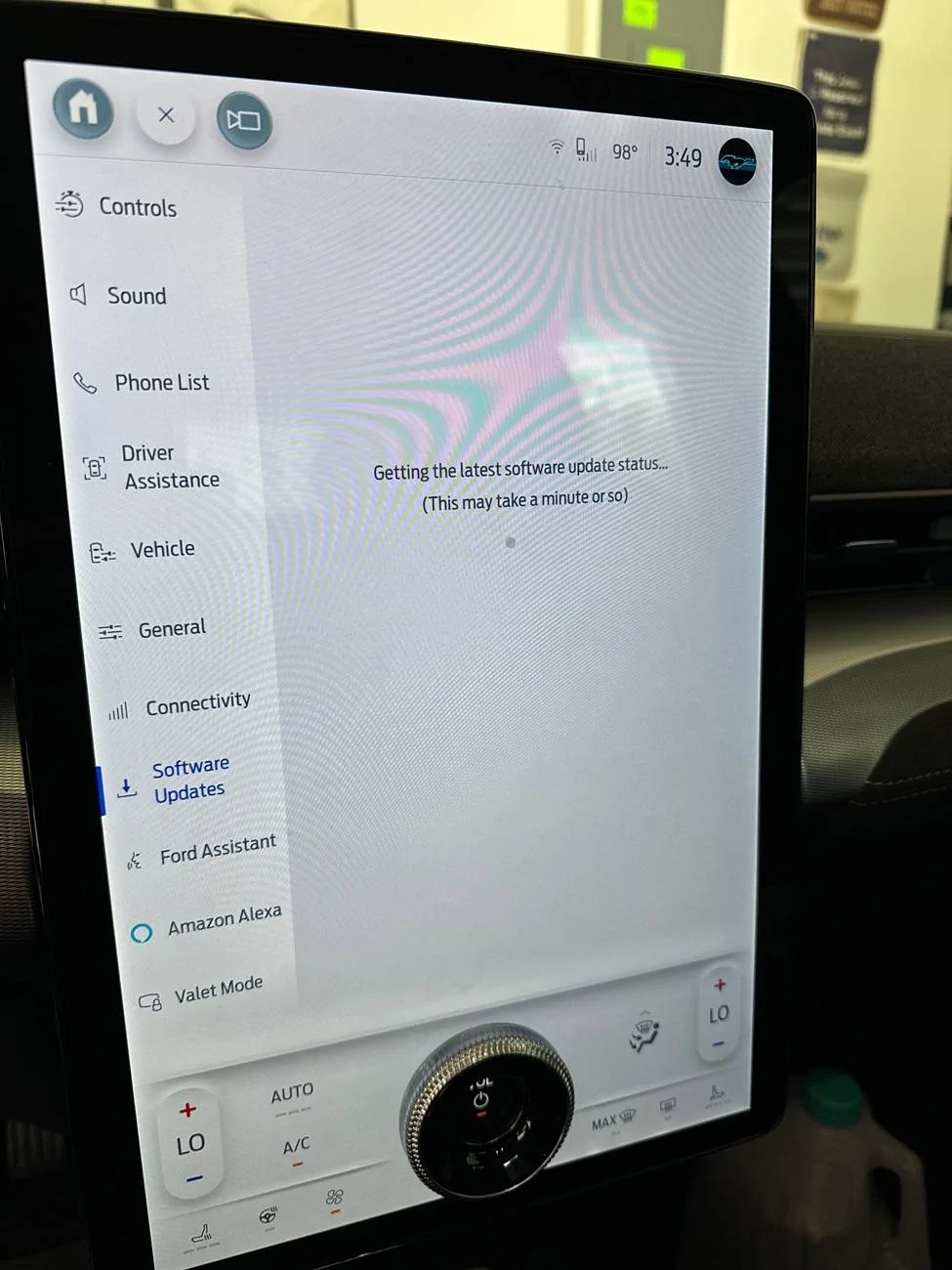 Ford Mustang Mach-E Software update screen IMG_2852