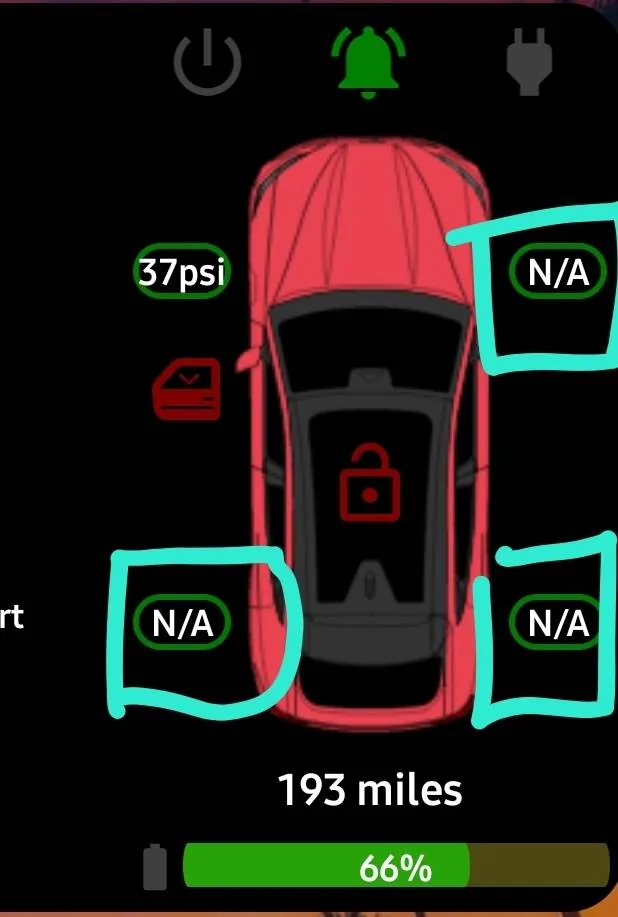 Ford Mustang Mach-E Three of four Tire Pressure sensors blowing in 3 days Screenshot_20240726_213259_One UI Hom