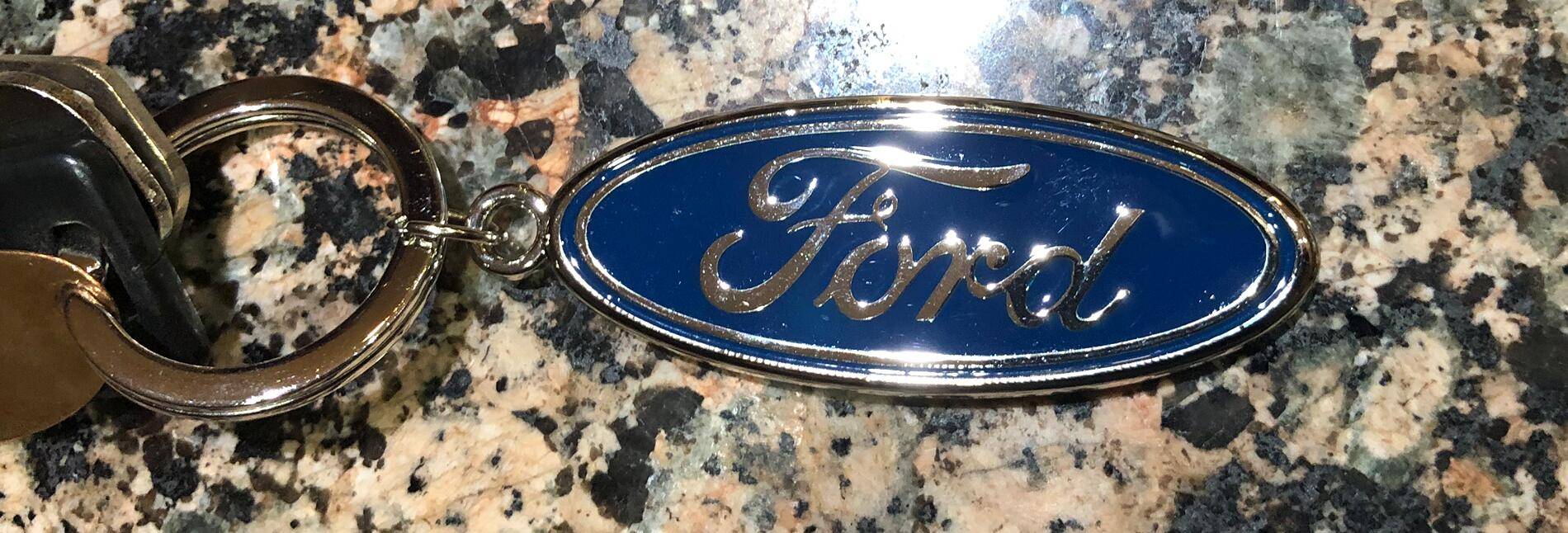 Ford Mustang Mach-E PREMIUM FORD KEYCHAIN oval_keychain