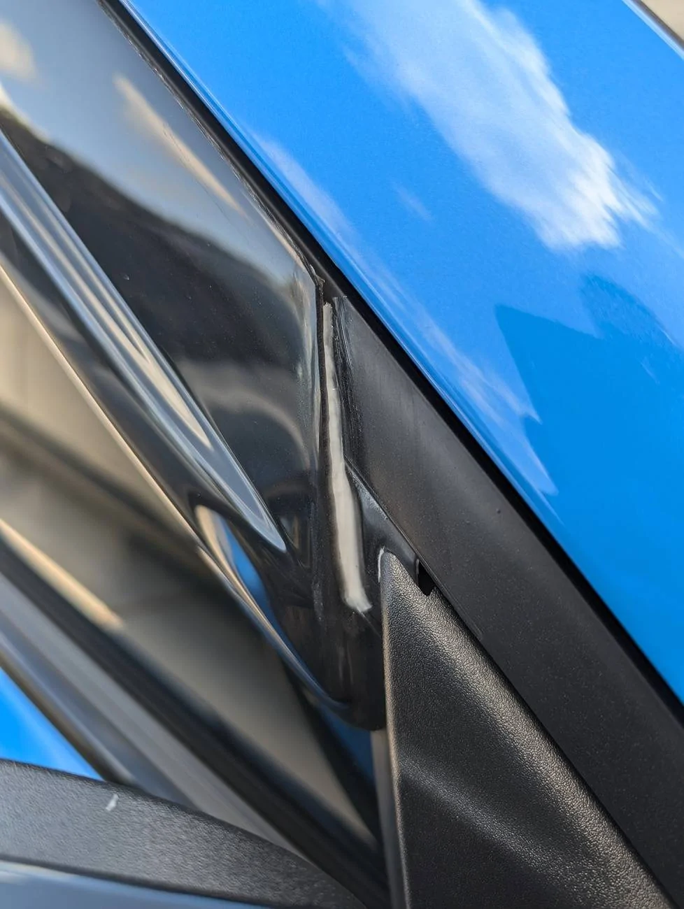 Ford Mustang Mach-E Installed the Mach-E window wind / rain deflector kit PXL_20240730_160638866
