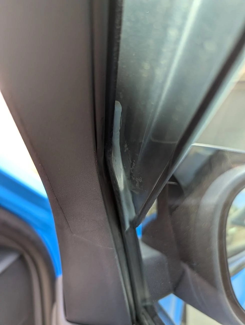 Ford Mustang Mach-E Installed the Mach-E window wind / rain deflector kit PXL_20240730_160650374