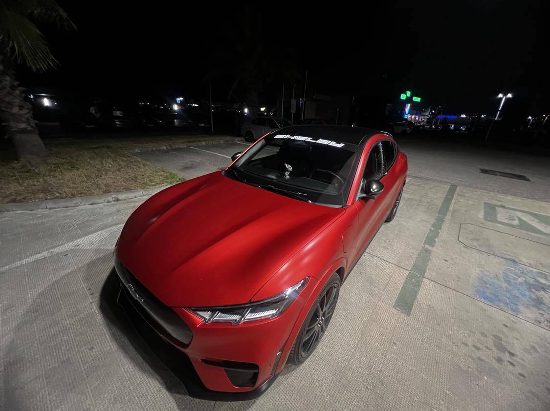 Ford Mustang Mach-E Anodized Matte GTPE wrap, by BSKT Design 451712884_878678184161273_4304033392797914886_n