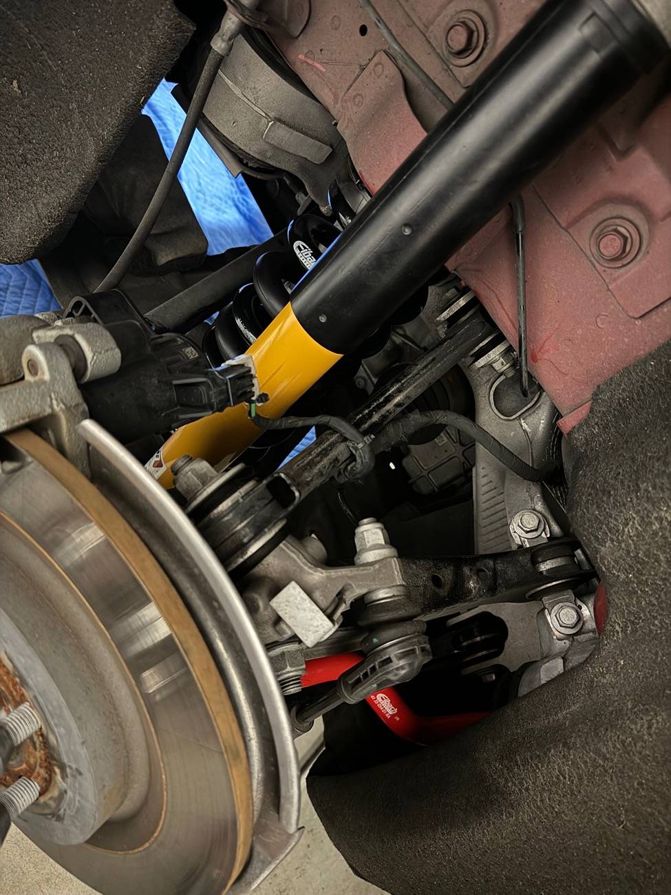 Ford Mustang Mach-E Eibach GT performance springs on a 4xer IMG_5094