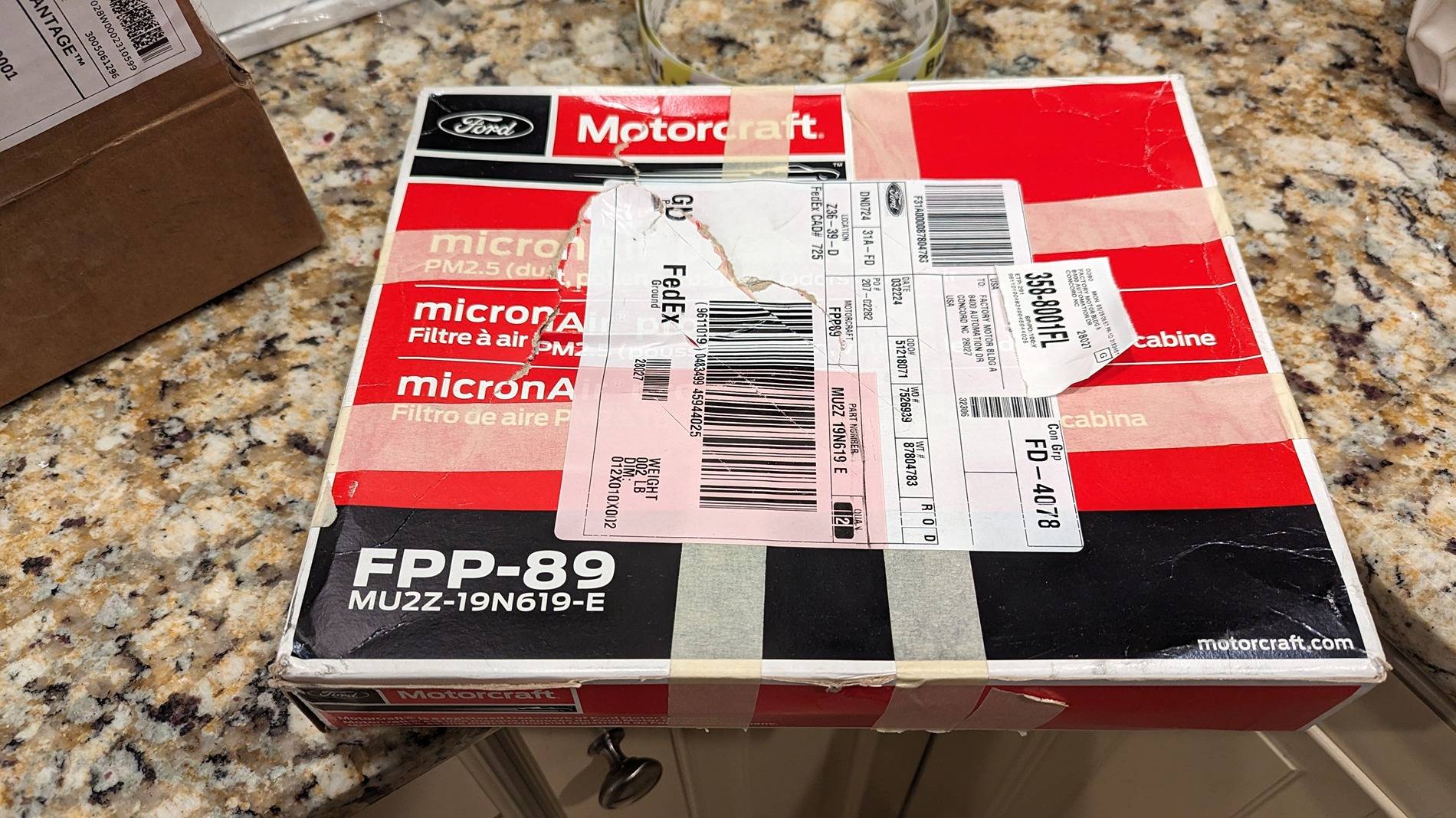 Ford Mustang Mach-E New Premium Cabin Air Filter from Ford PXL_20240410_220615119