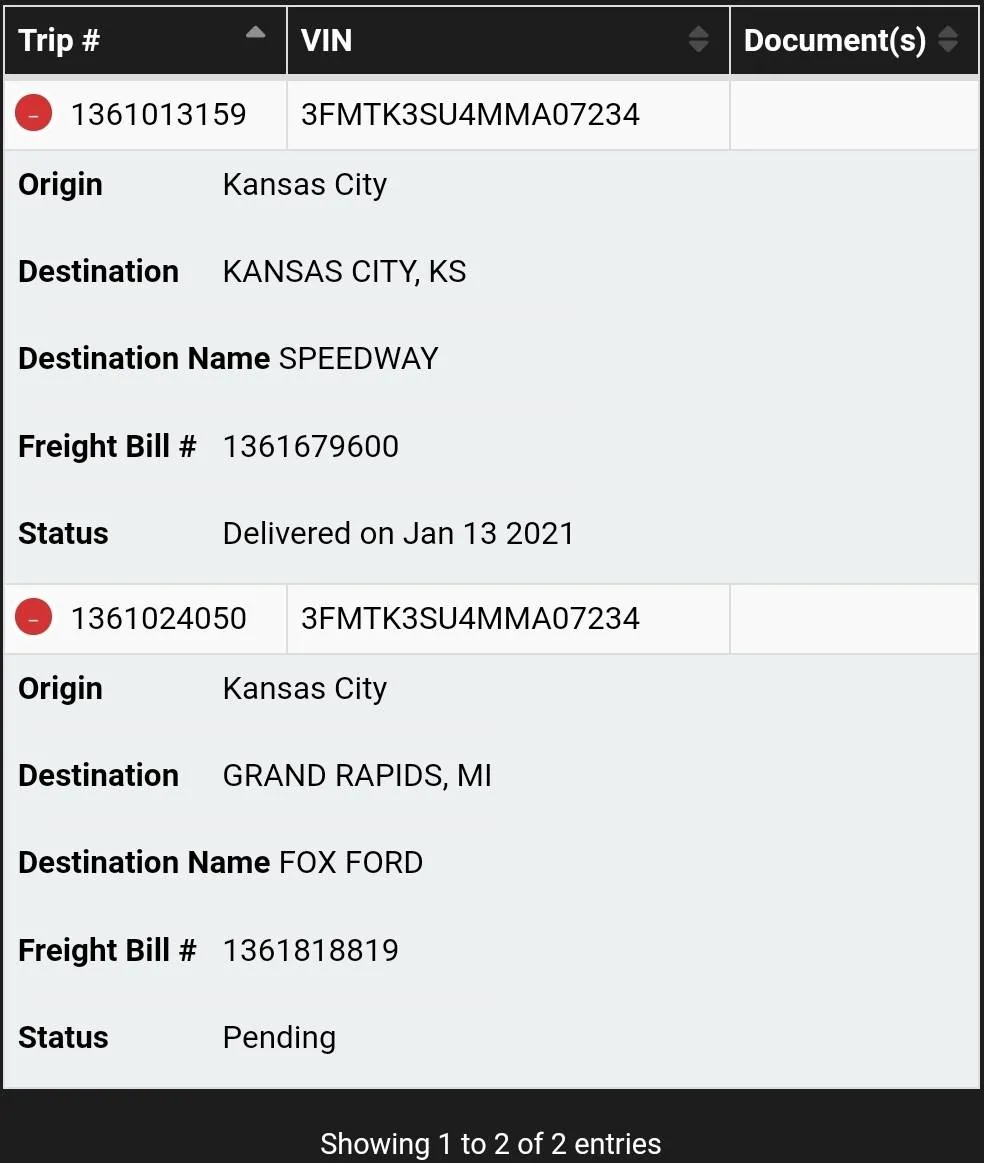 Ford Mustang Mach-E Shipped Mach-Es Arrive at Kansas City Terminal With Deliveries Imminent Screenshot_20210124-213941_Chrom