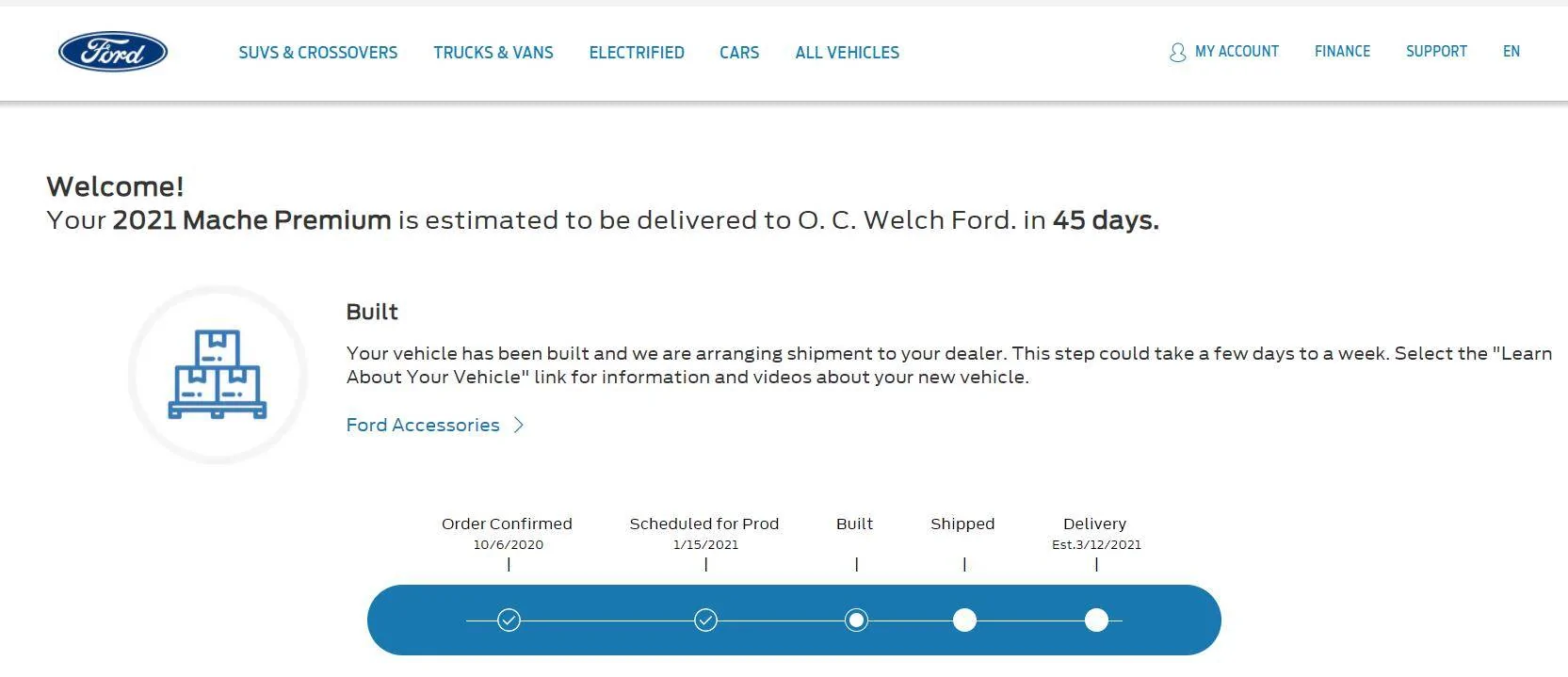 Ford Mustang Mach-E Mach Drop Build Updates 1611669017816