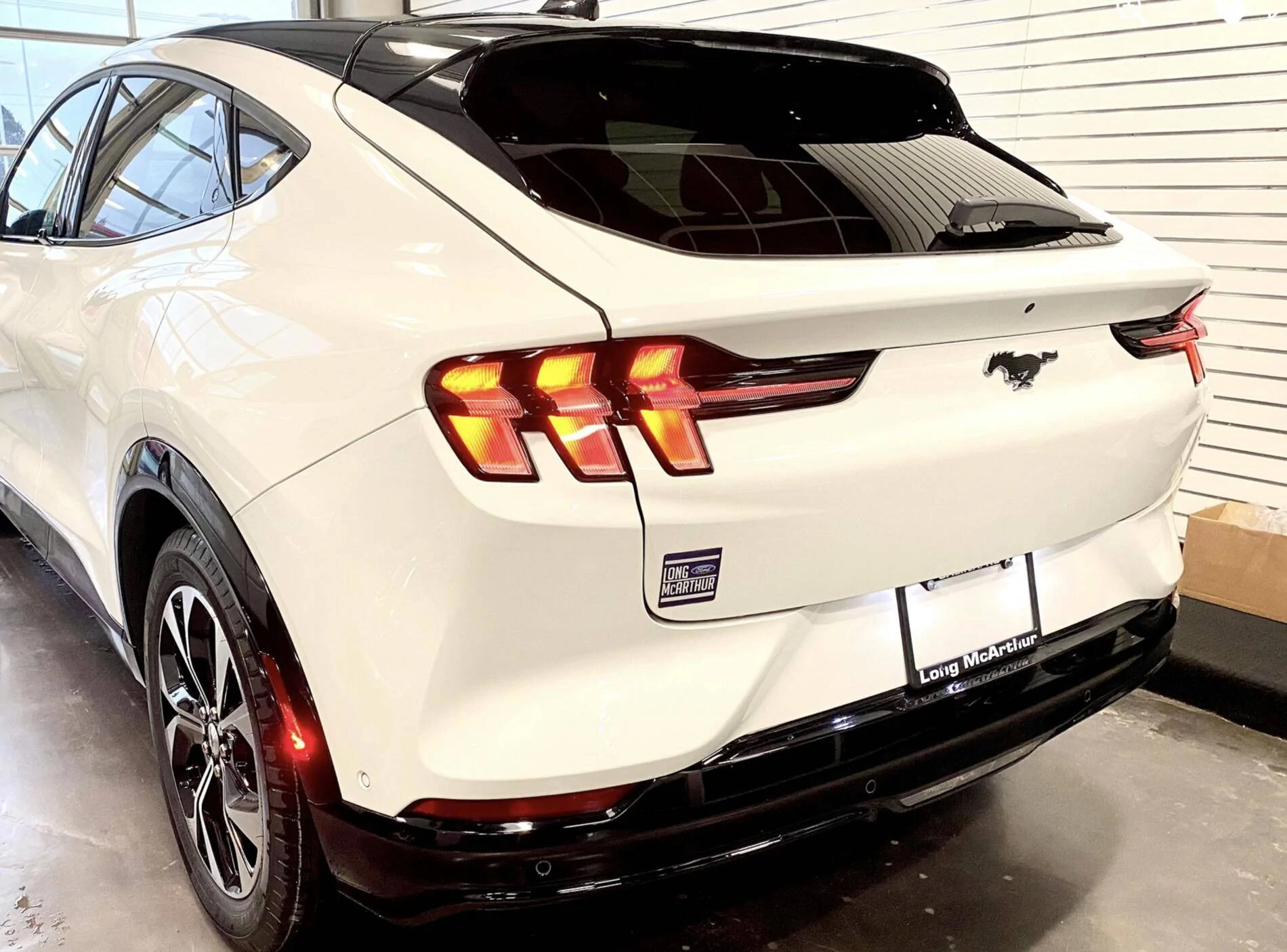 Ford Mustang Mach-E Shipped Mach-Es Arrive at Kansas City Terminal With Deliveries Imminent Screen Shot 2021-01-27 at 7.40.08 AM