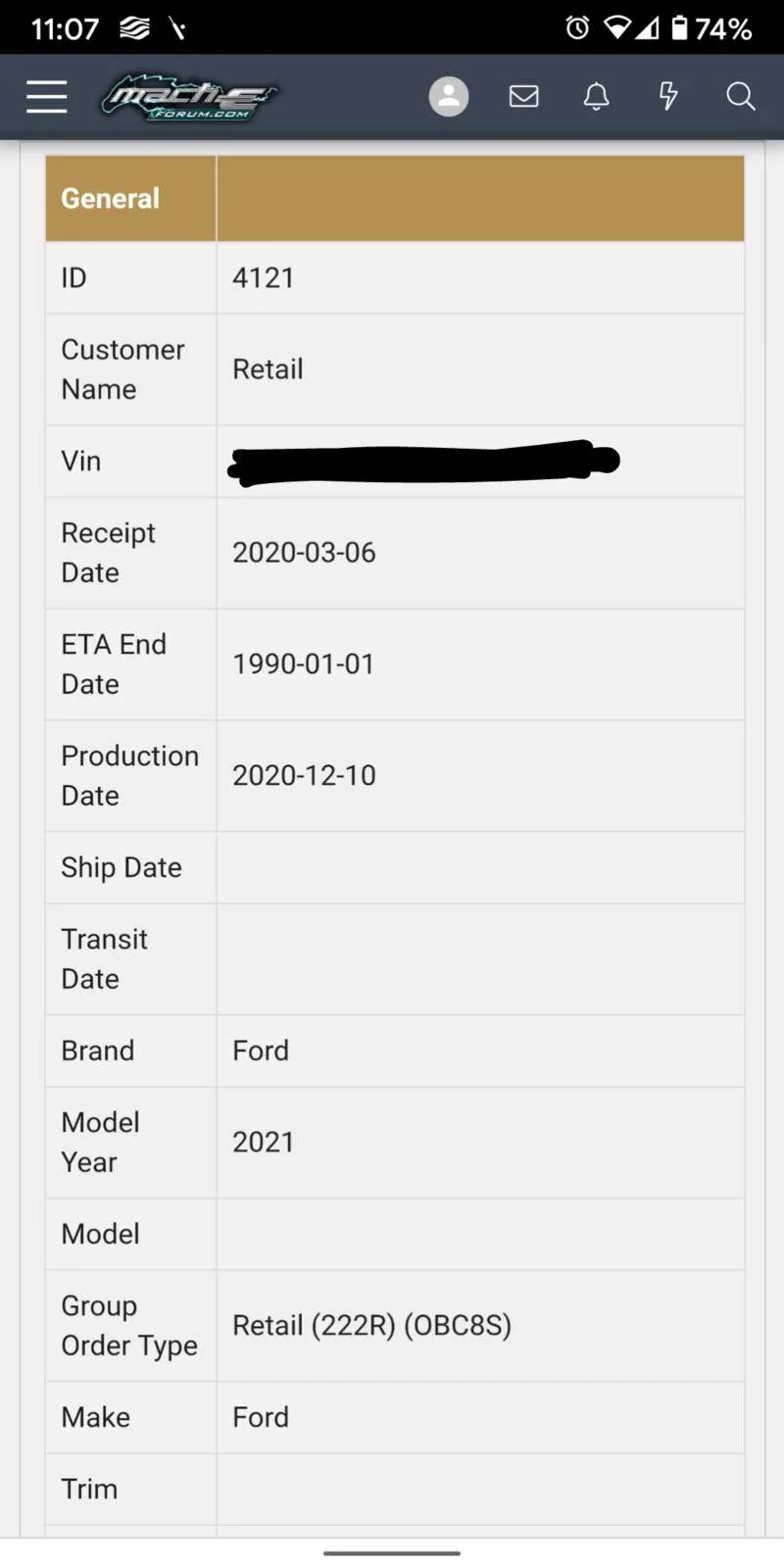 Ford Mustang Mach-E UK Customers Screenshot_20210128-110719