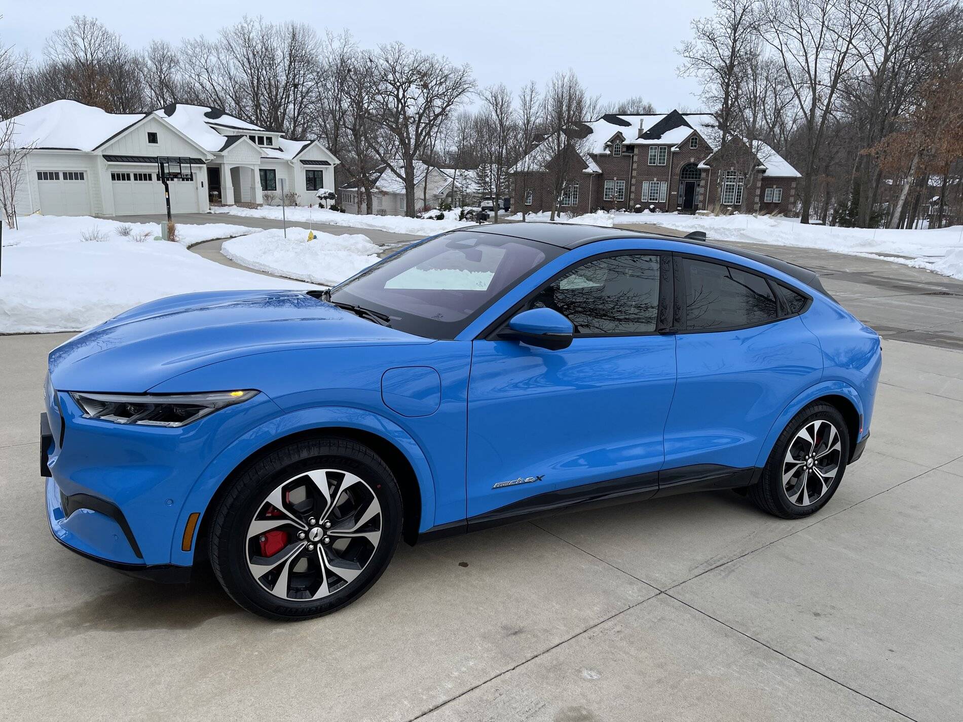 Ford Mustang Mach-E Grabber Blue! has finally made it home...sort of. ADD562FC-8799-4267-B3FC-9AE702D70BA8