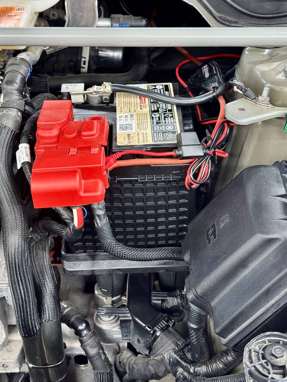 Ford Mustang Mach-E Simplified "slide out" method for replacing 12V battery (new to me) IMG_1521 (4)