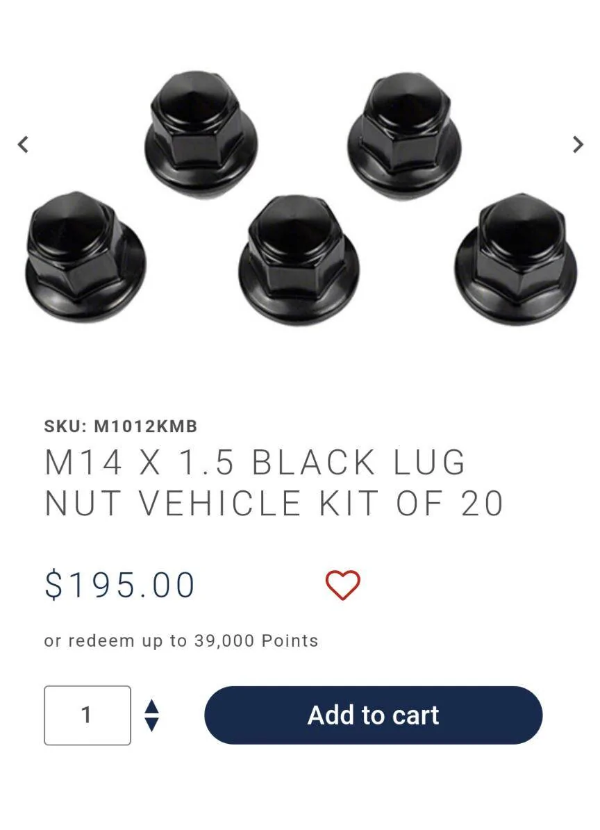 Ford Mustang Mach-E Black Lug nuts for Nite Pony Wheels - recommendations? 1000143814
