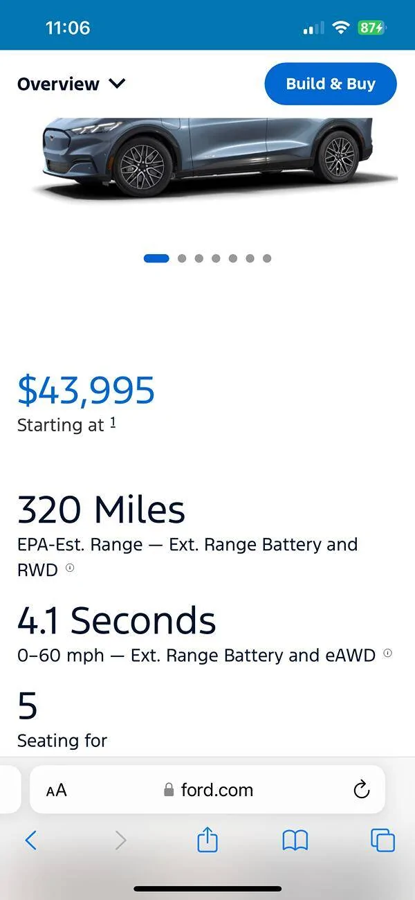Ford Mustang Mach-E Comparing purchasing a 2023 CR1 vs a 2024 Premium IMG_0678