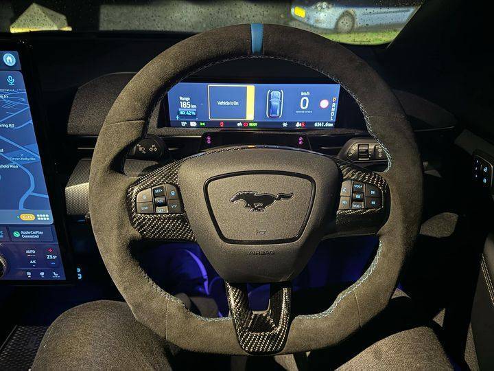 Ford Mustang Mach-E Introducing Our Latest Masterpiece: Mach-E Custom Steering Wheel, by BSKT Design 448495605_8140159486018272_3753823420600395364_n