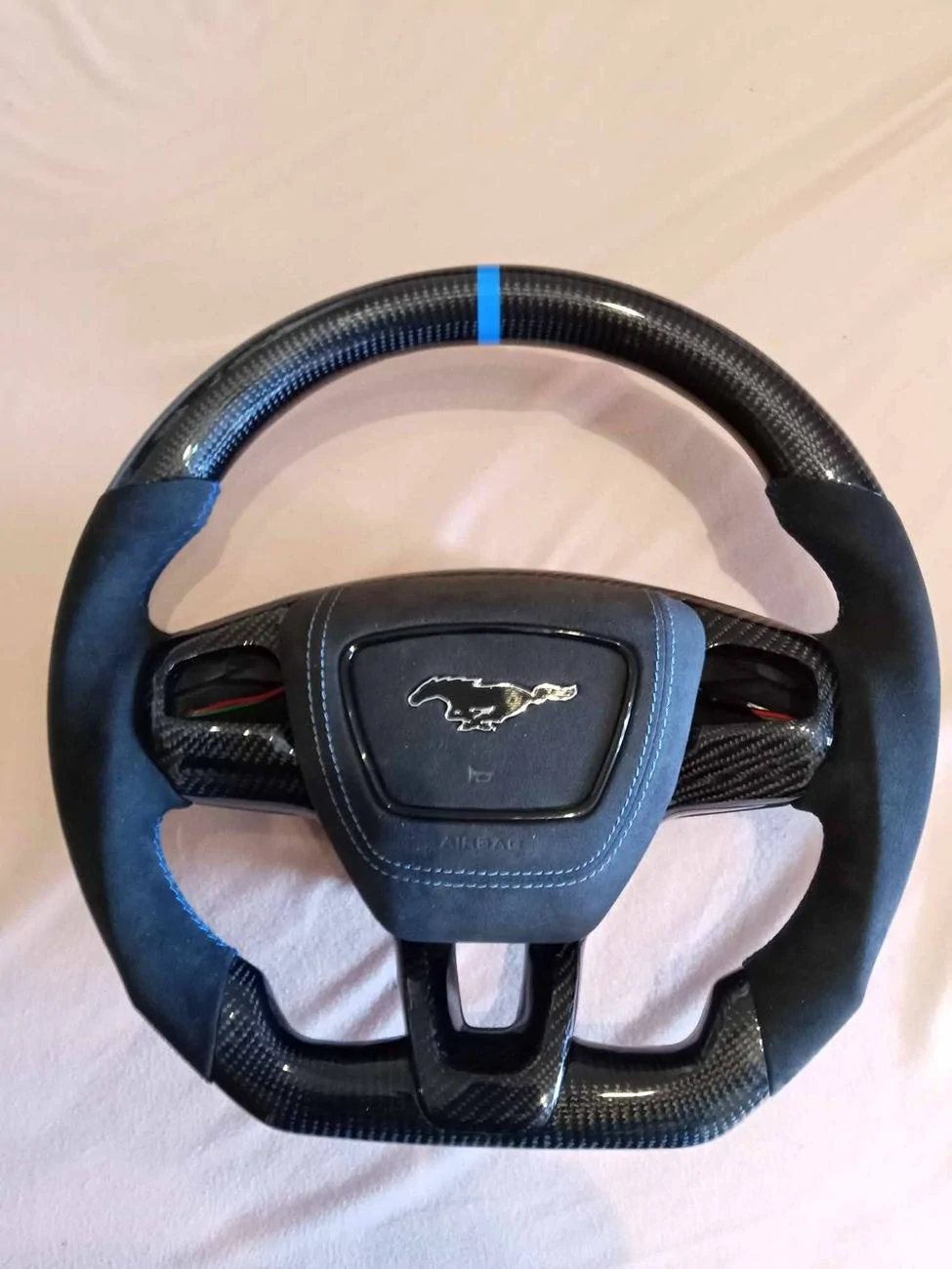 Ford Mustang Mach-E Introducing Our Latest Masterpiece: Mach-E Custom Steering Wheel, by BSKT Design 448662958_8155594307808123_7711843148220923731_n