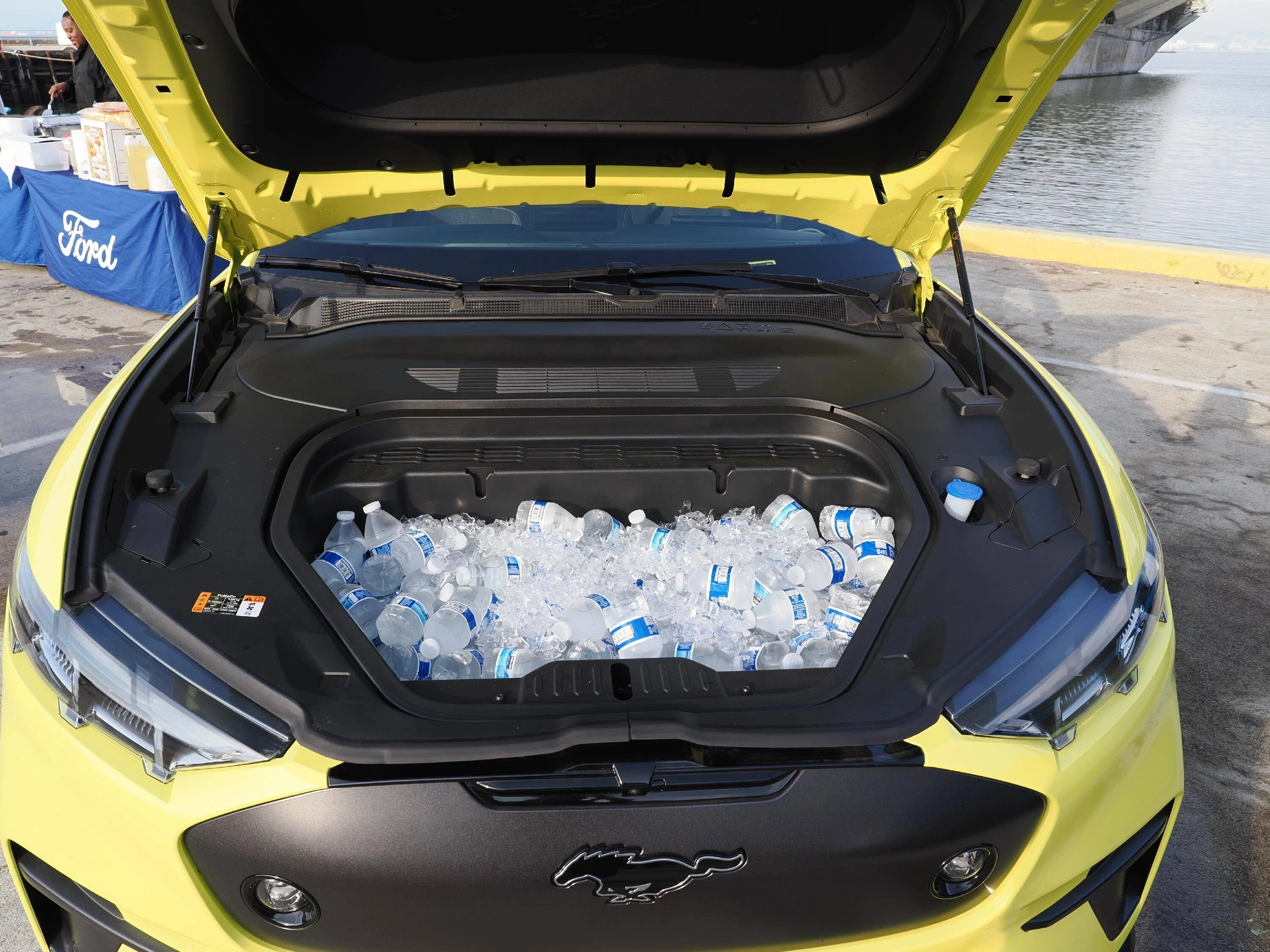 Ford Mustang Mach-E Ford Cars and Coffee @ USS Hornet in Alameda 20240824 134645173445