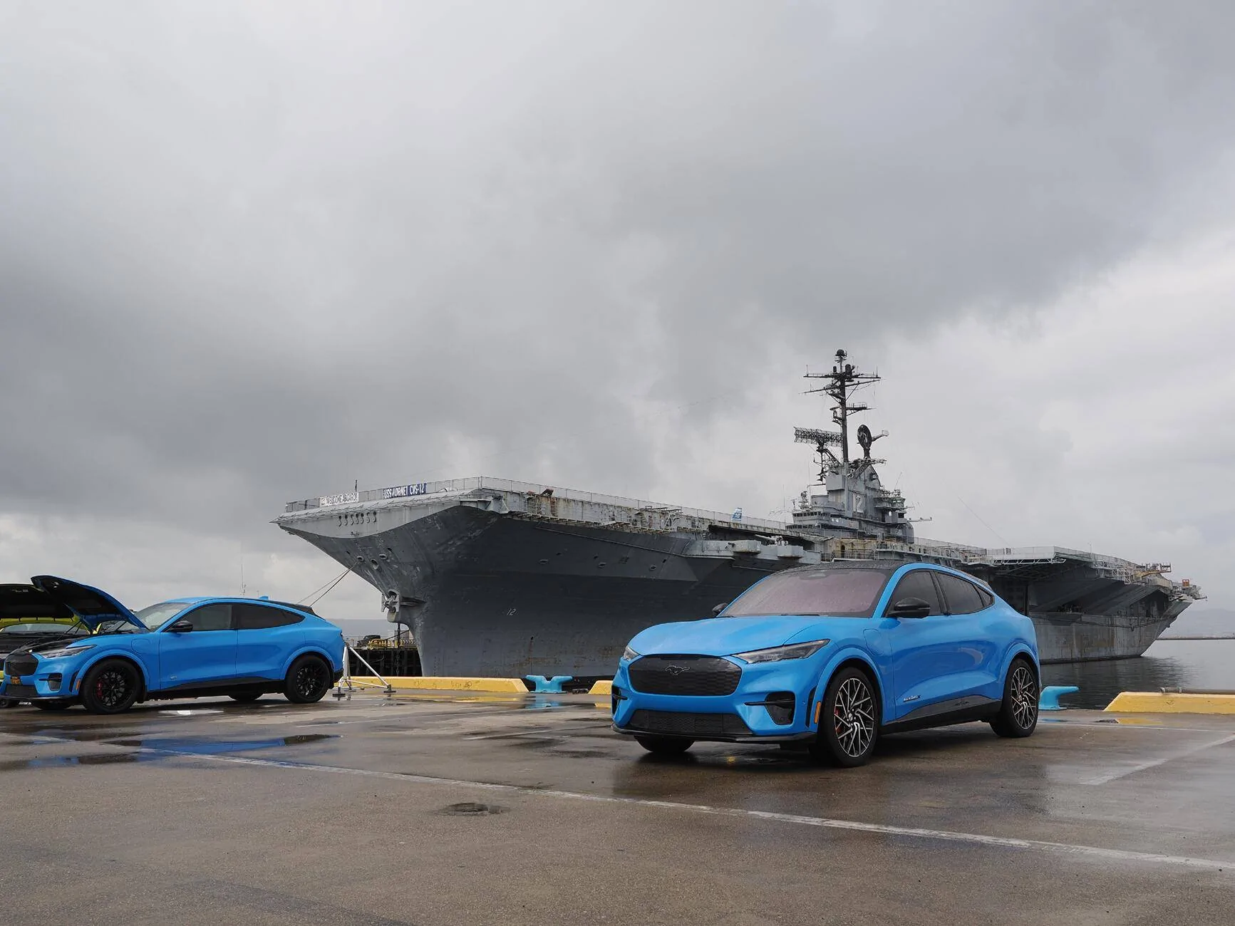 Ford Mustang Mach-E Ford Cars and Coffee @ USS Hornet in Alameda 20240824 140354997014