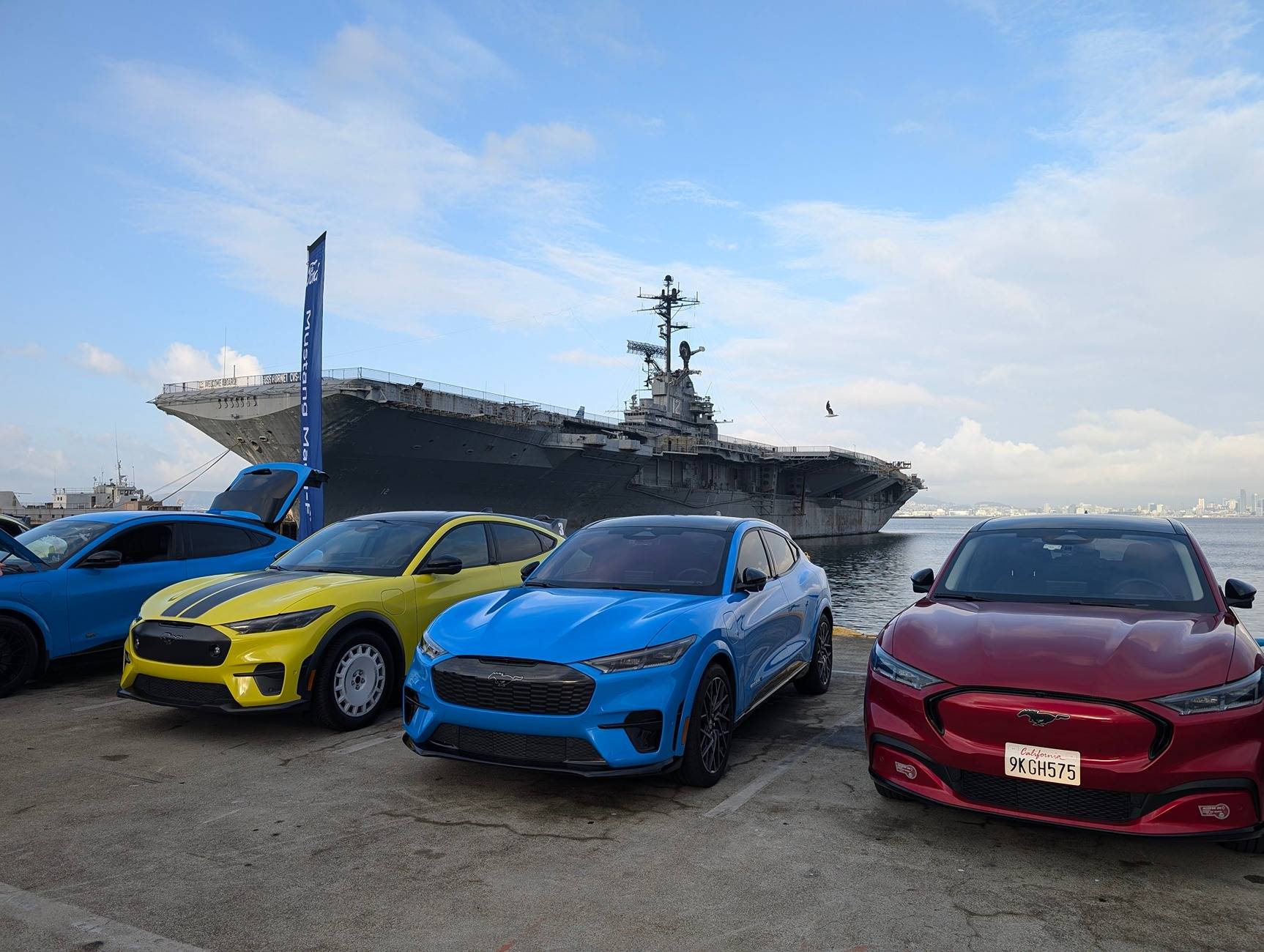 Ford Mustang Mach-E Ford Cars and Coffee @ USS Hornet in Alameda PXL_20240824_145817745