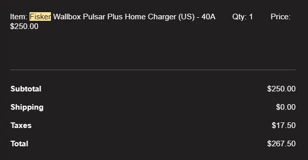 Ford Mustang Mach-E PSA - Fisker is liquidating Wallbox chargers Captur