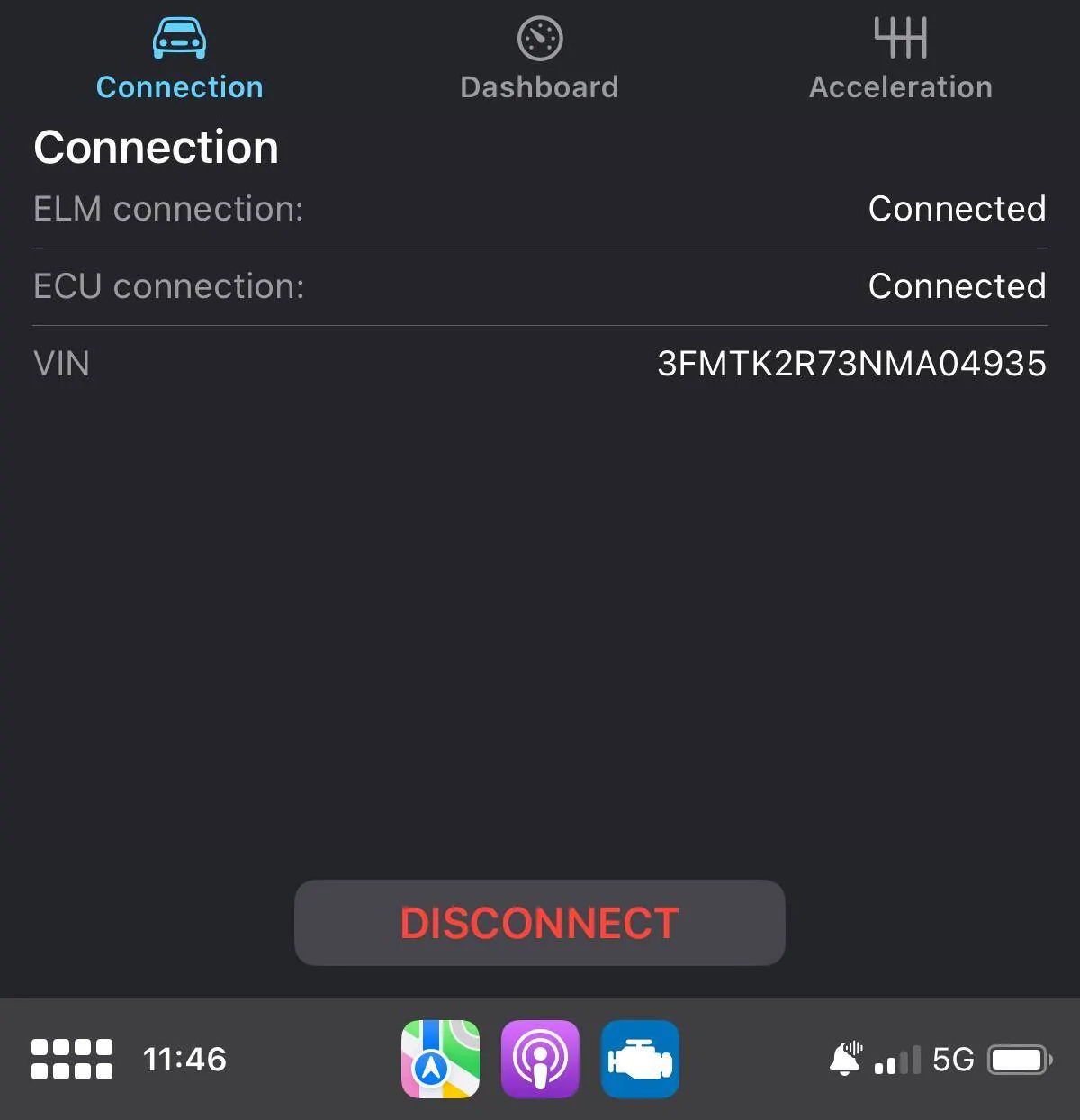 Ford Mustang Mach-E Car Scanner now showing some info on Android Auto without needing work-arounds IMG_5466