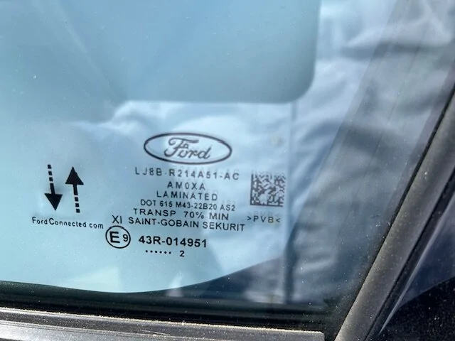 Ford Mustang Mach-E Damaged passenger window replaced, question re tint? IMG_7538
