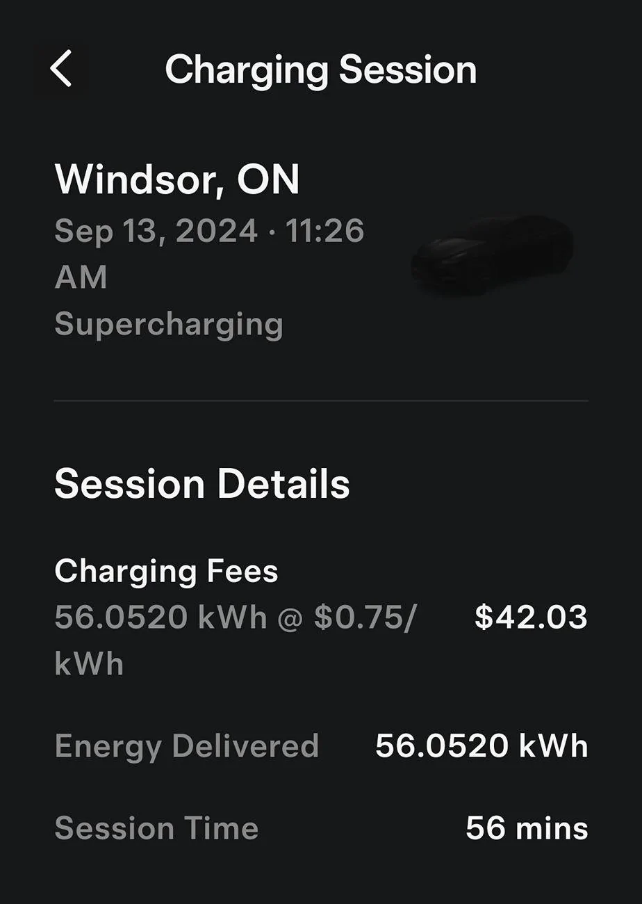 Ford Mustang Mach-E Tesla Charger Lengths Screenshot_20240916_124744_Tesla