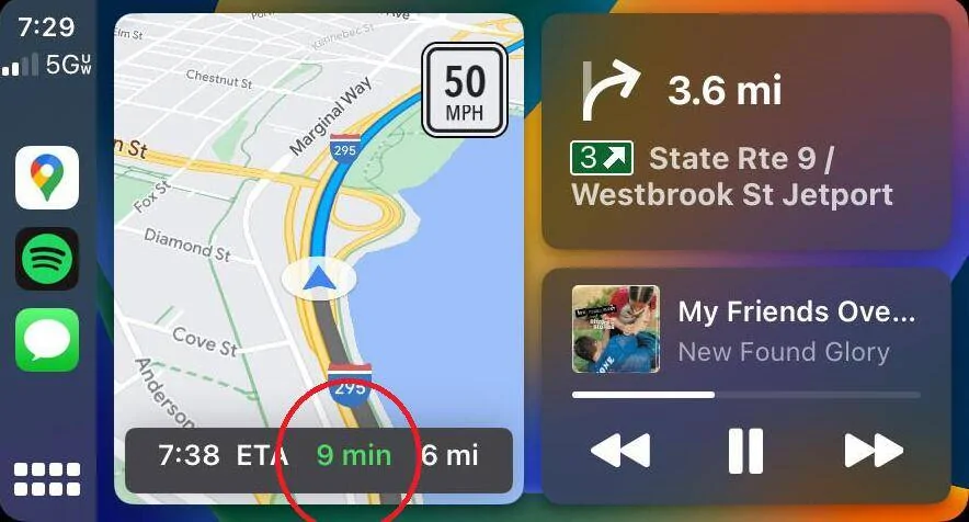 Ford Mustang Mach-E More Apple Maps integration with Carplay in iOS 18 maps